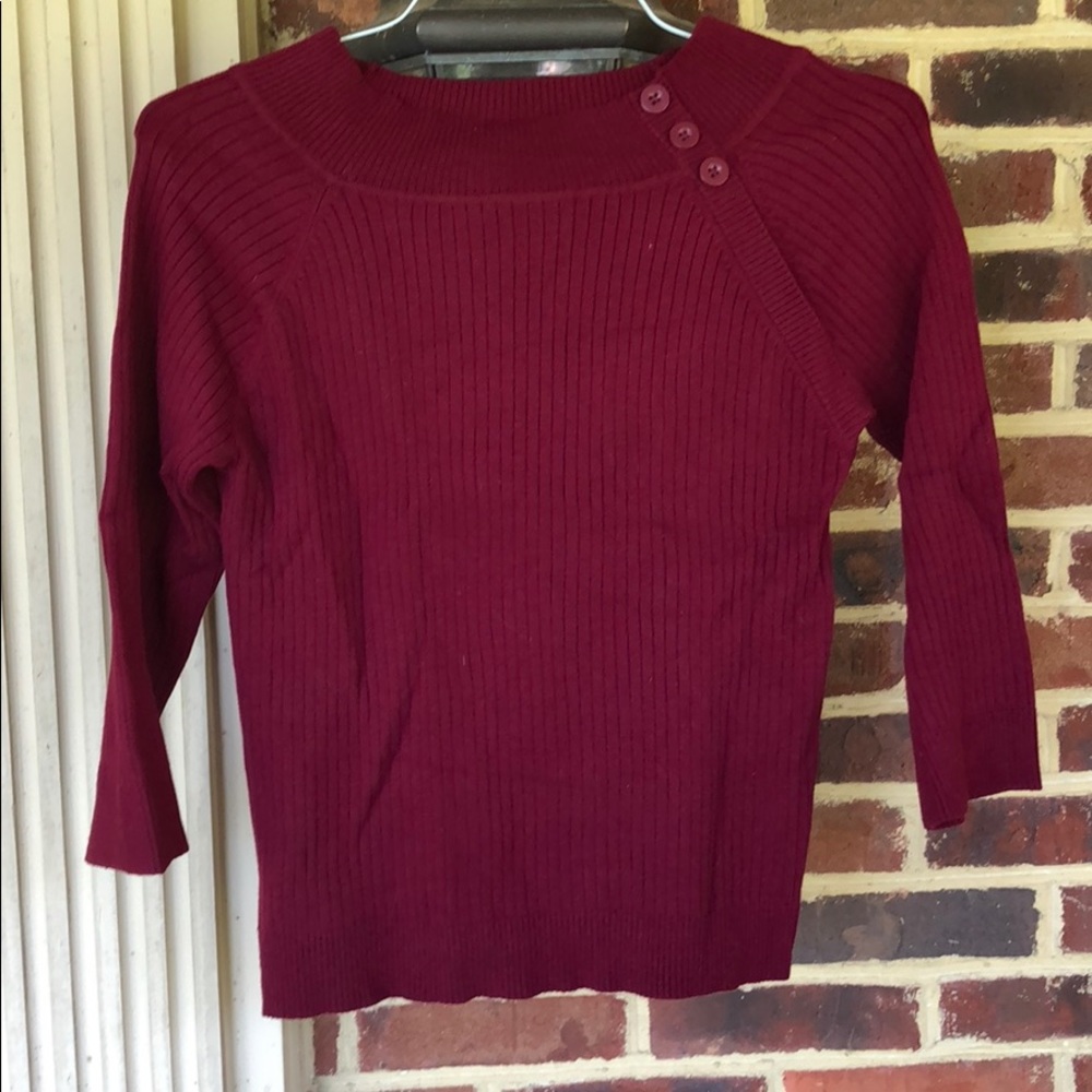 Faded Glory Red Sweater- Great Condition.